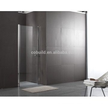 K-537 Einfache quadratische Edelstahl 304 Scharnier Glas Dusche italienischen Duschabtrennung